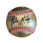 Pedro Martinez Autographed Gold Baseball