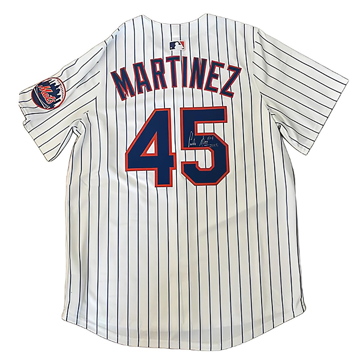 Autographed Pedro Martínez Mets Nike Replica Jersey